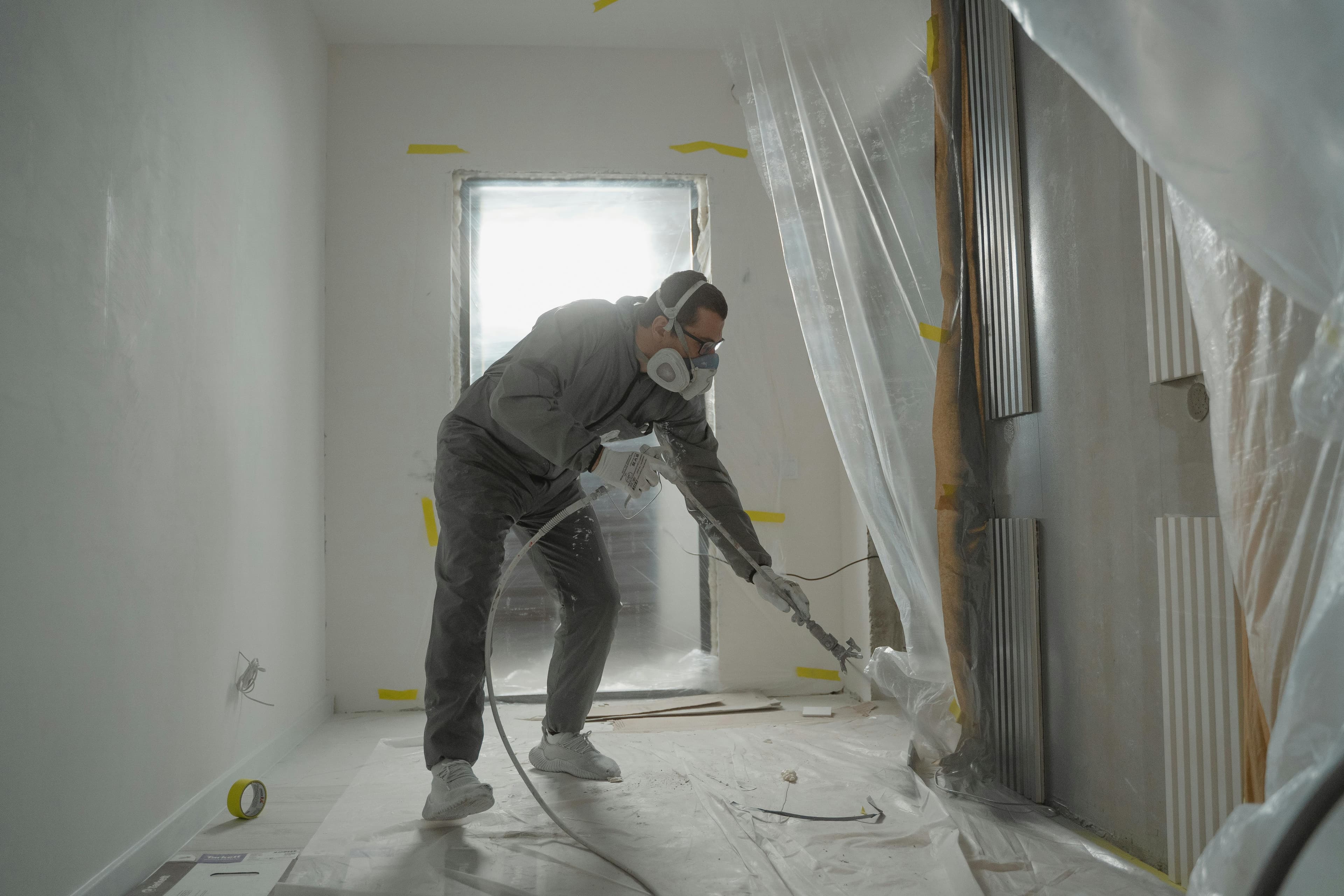 Drywall texture detail